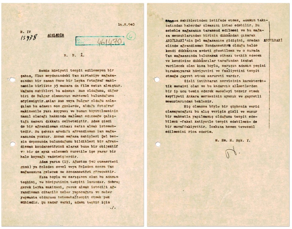 MİT’in arşivinden çıkan belge merak uyandırdı