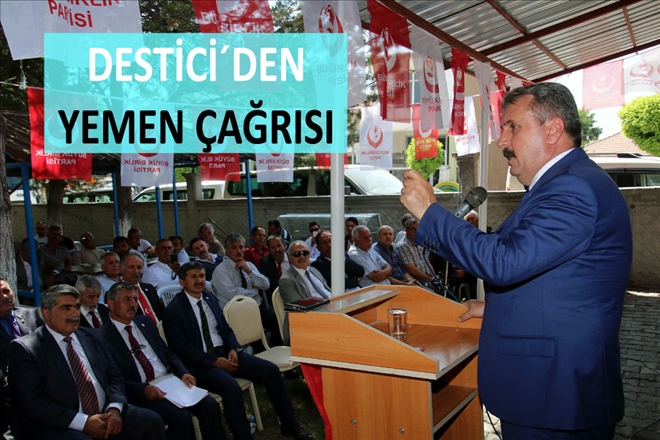 DESTİCİ´DEN YEMEN ÇAĞRISI
