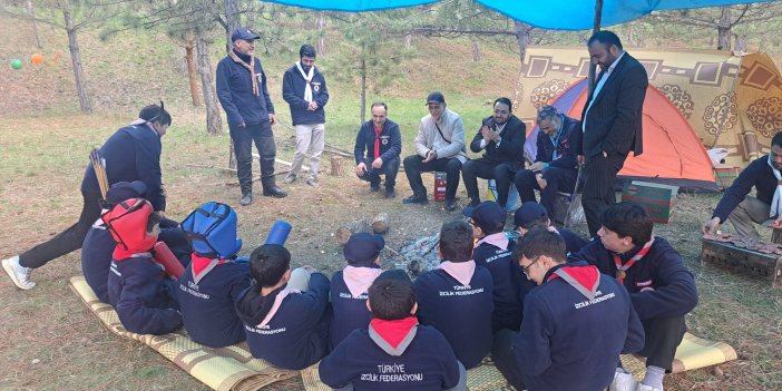 Sivas’ta genç izciler doğayla buluştu