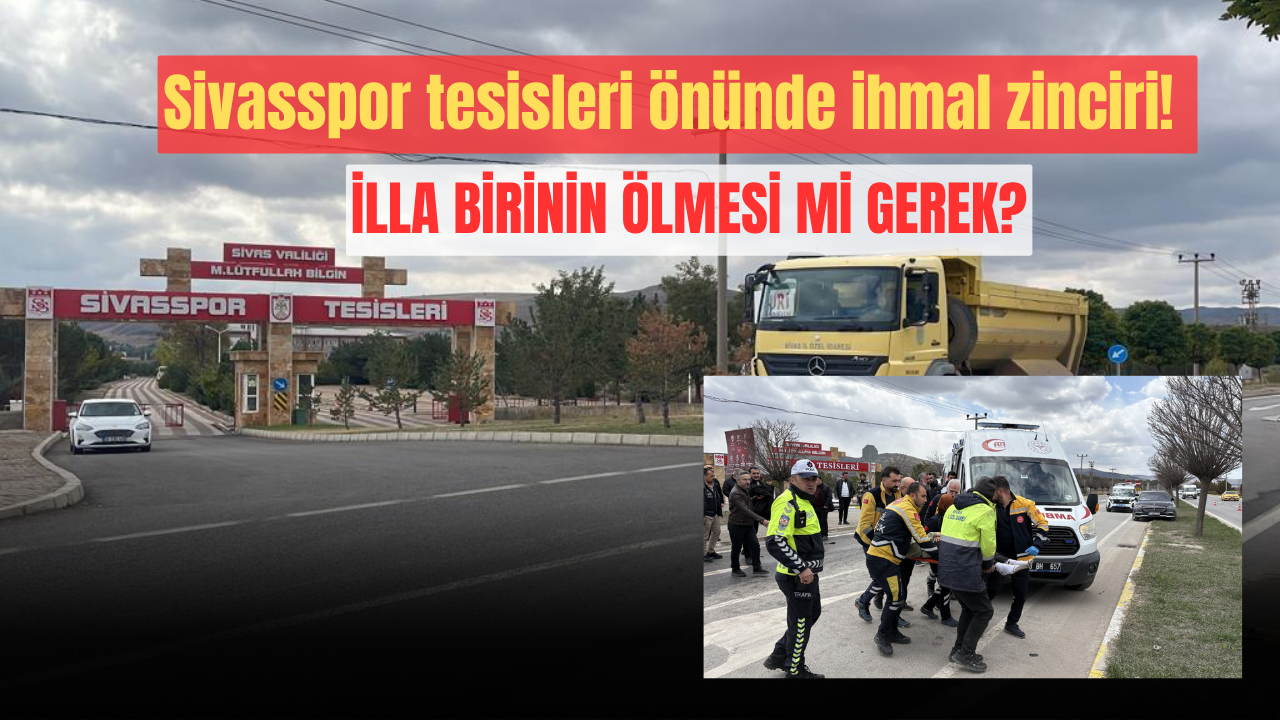 Sivasspor tesisleri önünde ihmal zinciri: Önlem için birinin ölmesi mi gerek?