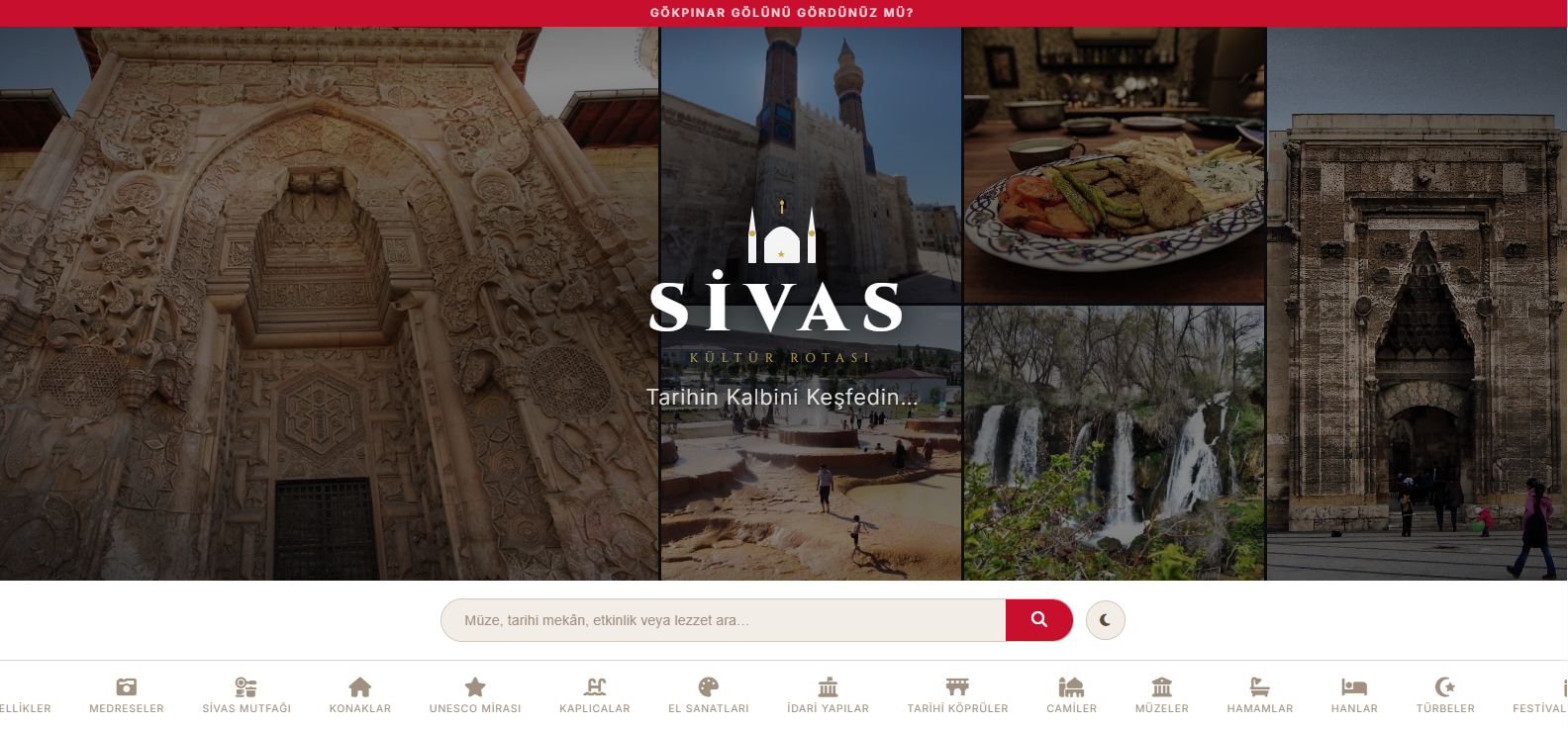 Sivas’ın turizm mirası dijital platformda