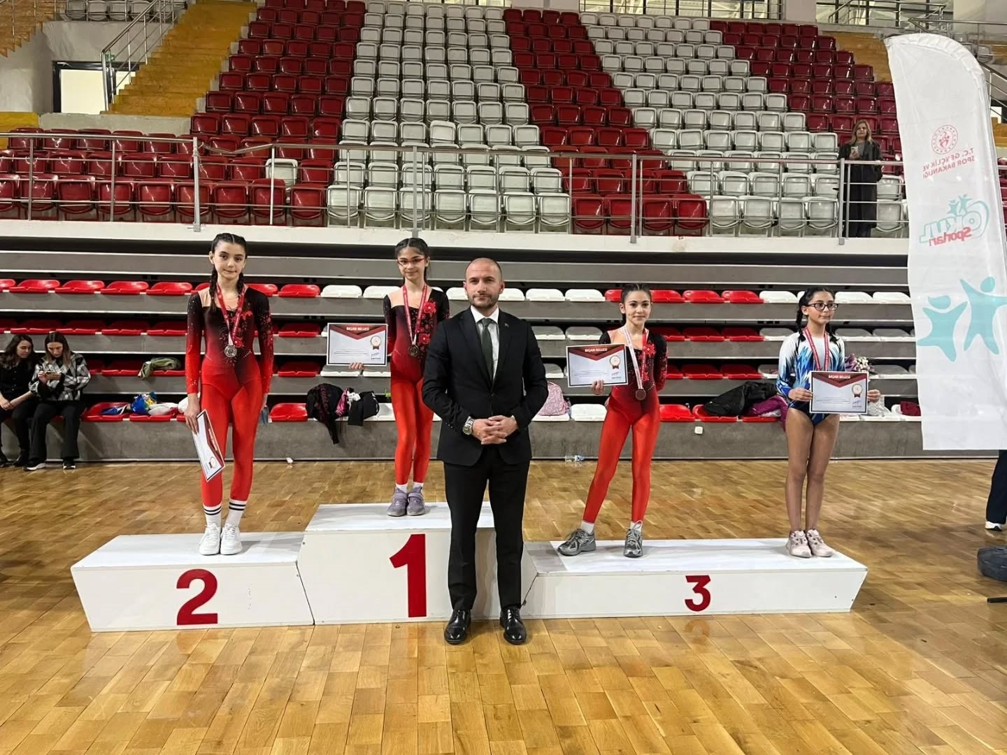 Sivas’ta cimnastik heyecanı sona erdi