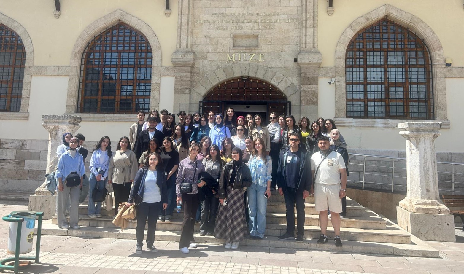 Genç turizmciler Sivas’ın tarihi mirasını yerinde tanıdı