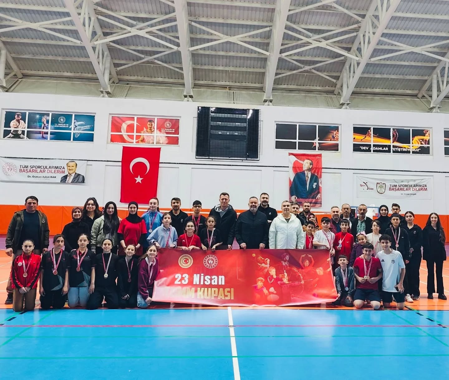 Sivas’ta 23 Nisan turnuvası nefes kesti