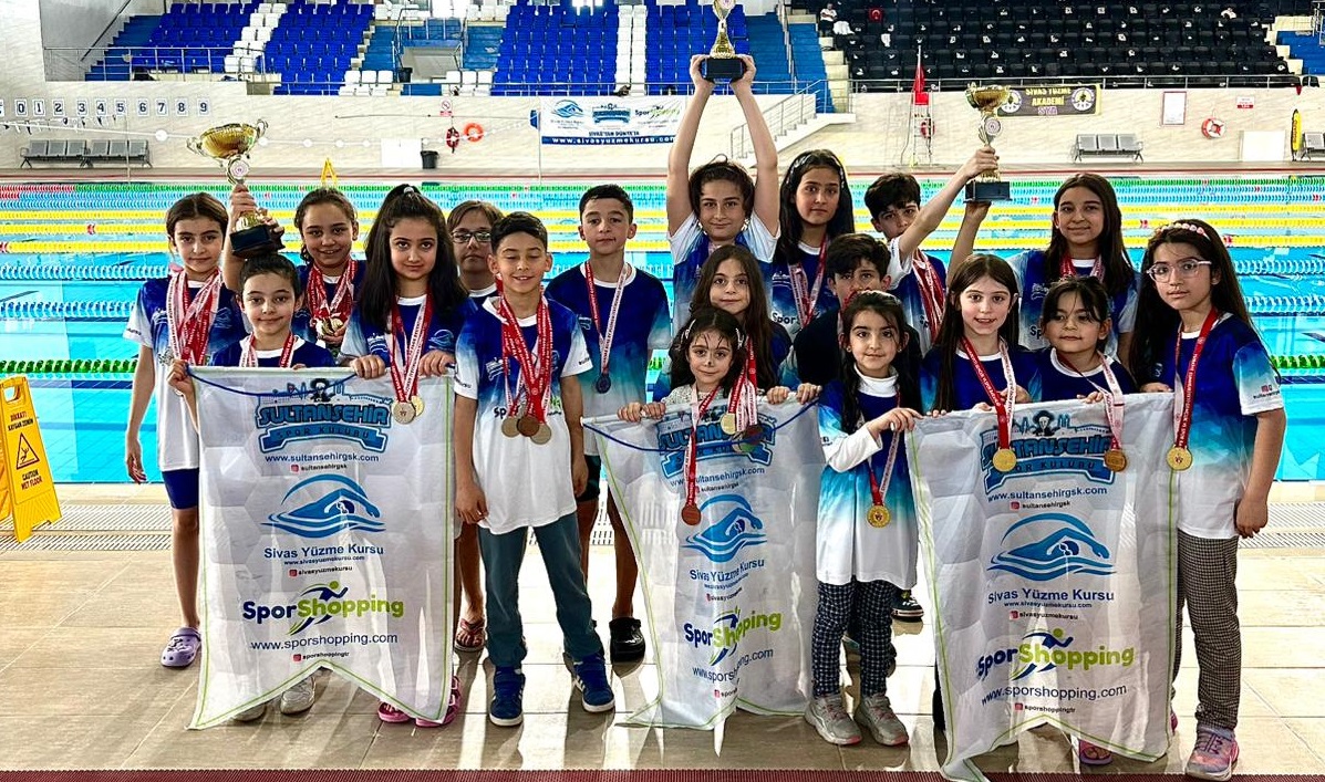 Sultanşehir Spor Kulübü’nden Sivas’ta yüzme şampiyonluğu