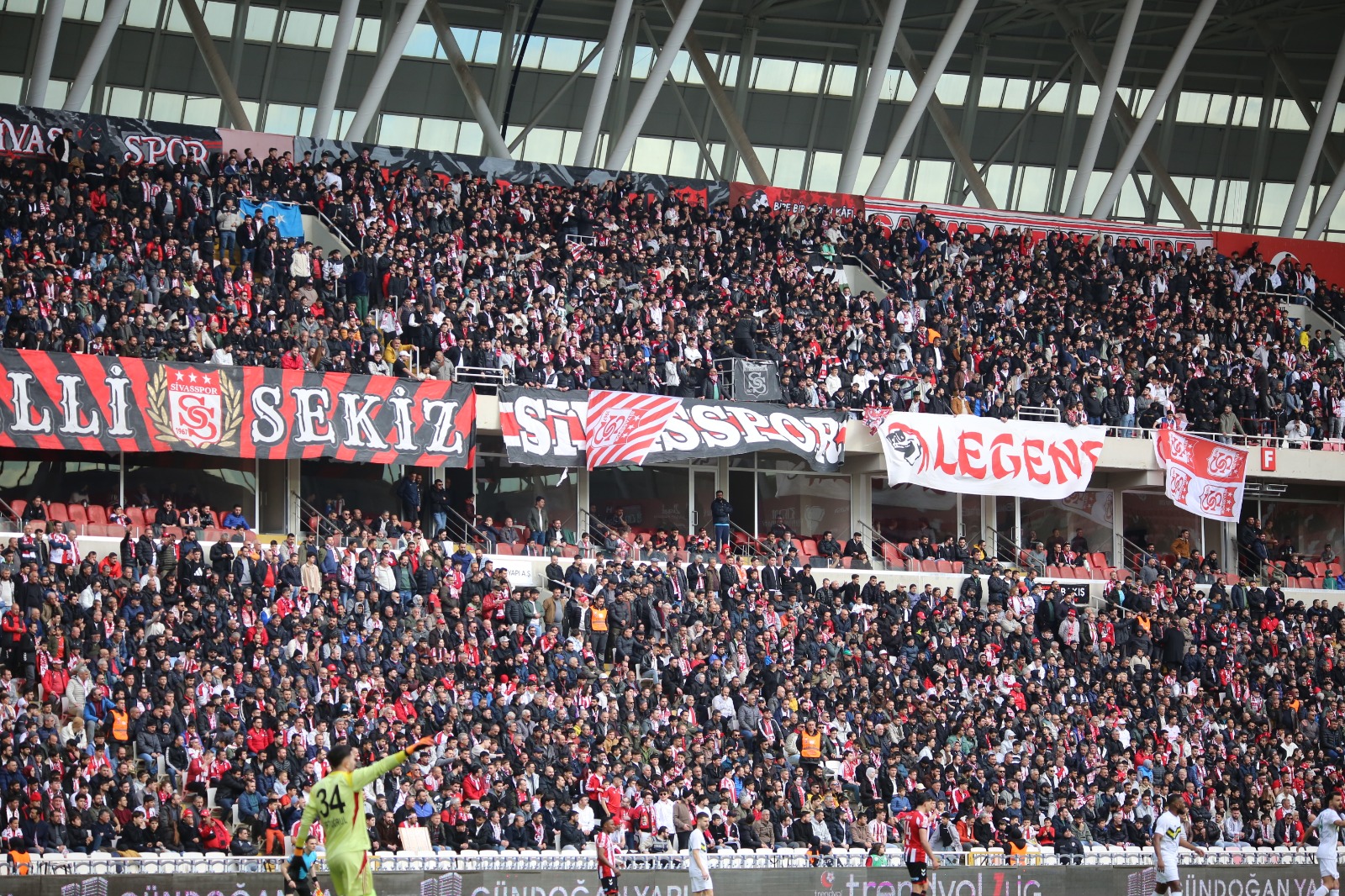 Sivasspor taraftarından Özçoban’a destek