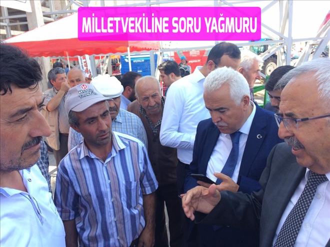 MİLLETVEKİLİNE SORU YAĞMURU