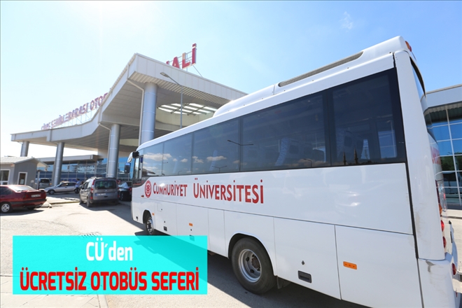 CÜ´den ÜCRETSİZ OTOBÜS SEFERİ