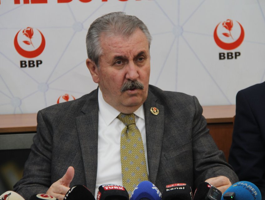 BBP Genel Başkanı Destici Sivas'ta konuştu: Kimse Türkiye'yi tehdit edemez