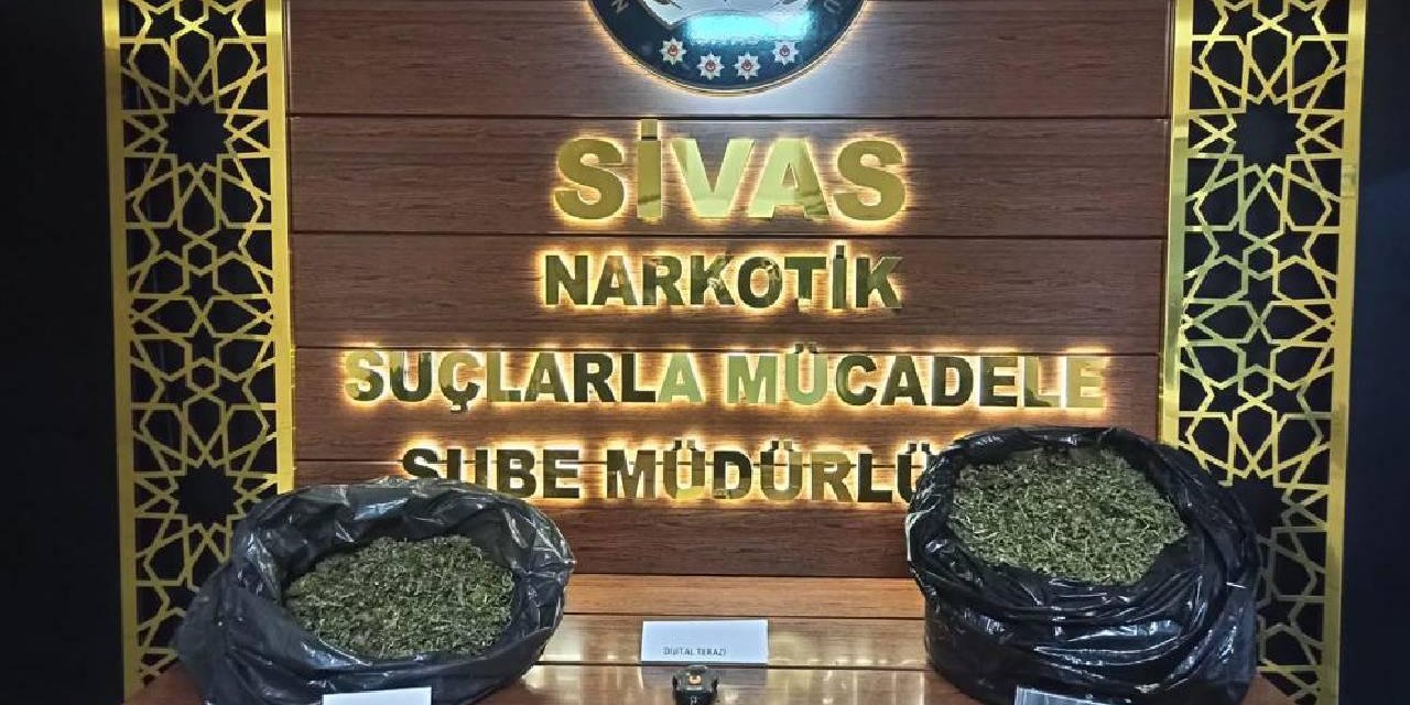 Sivas'ta kilolarca uyuşturucu yakalandı
