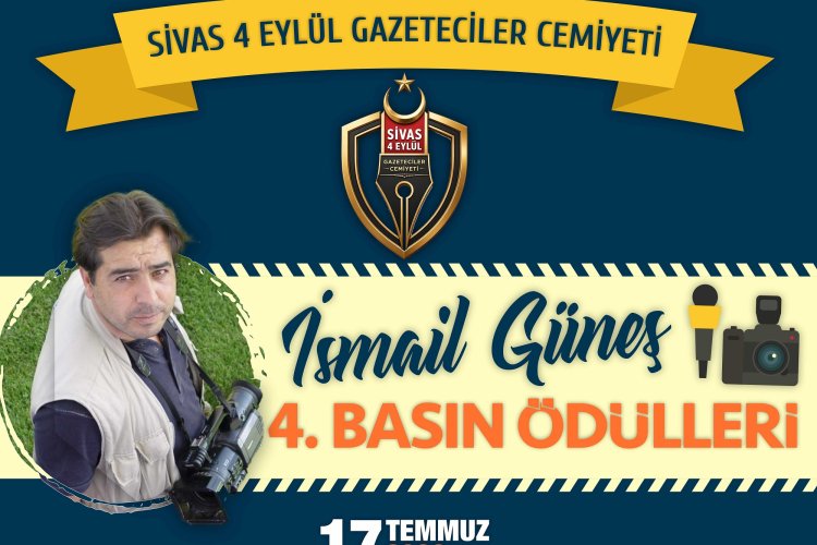 İsmail Güneş Basın Ödülleri'nin 4'üncüsü düzenlenecek