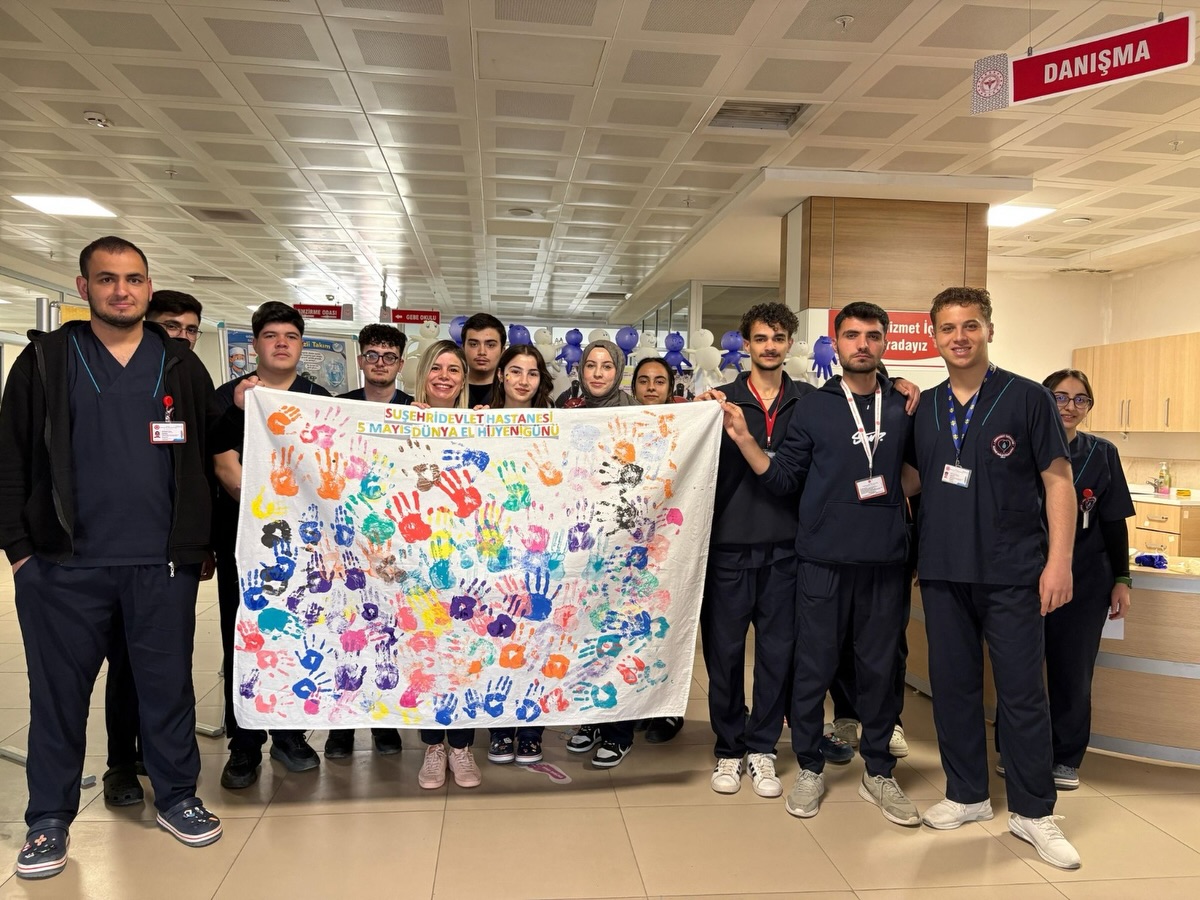 Sivas'ta öğrencilerden hijyen farkındalık çalışması