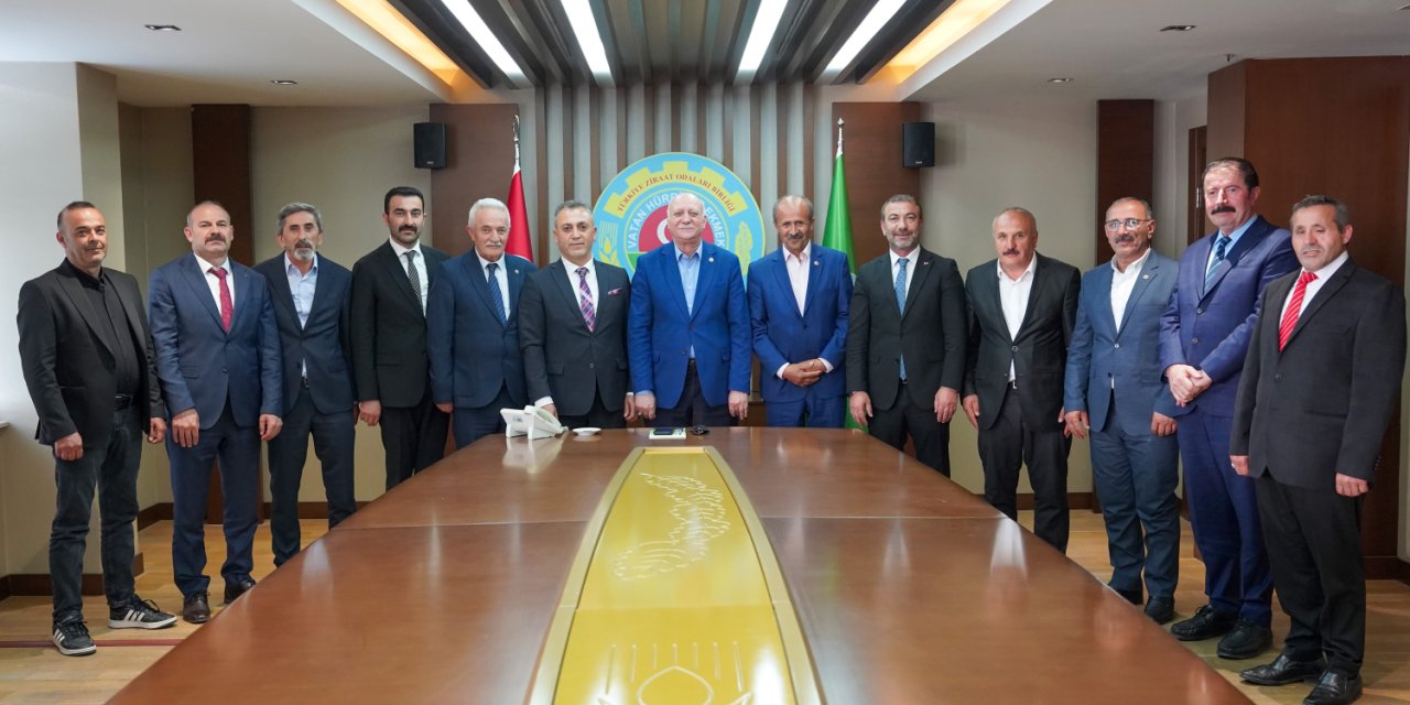 Sivas Ziraat Odaları başkanlarından Bayraktar’a ziyaret