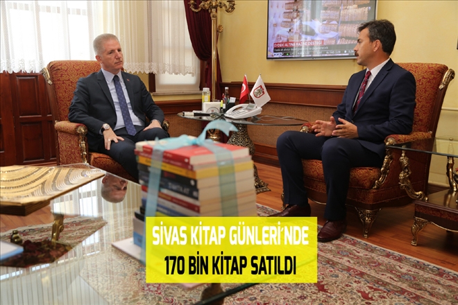 SİVAS KİTAP GÜNLERİ´NDE 170 BİN KİTAP SATILDI