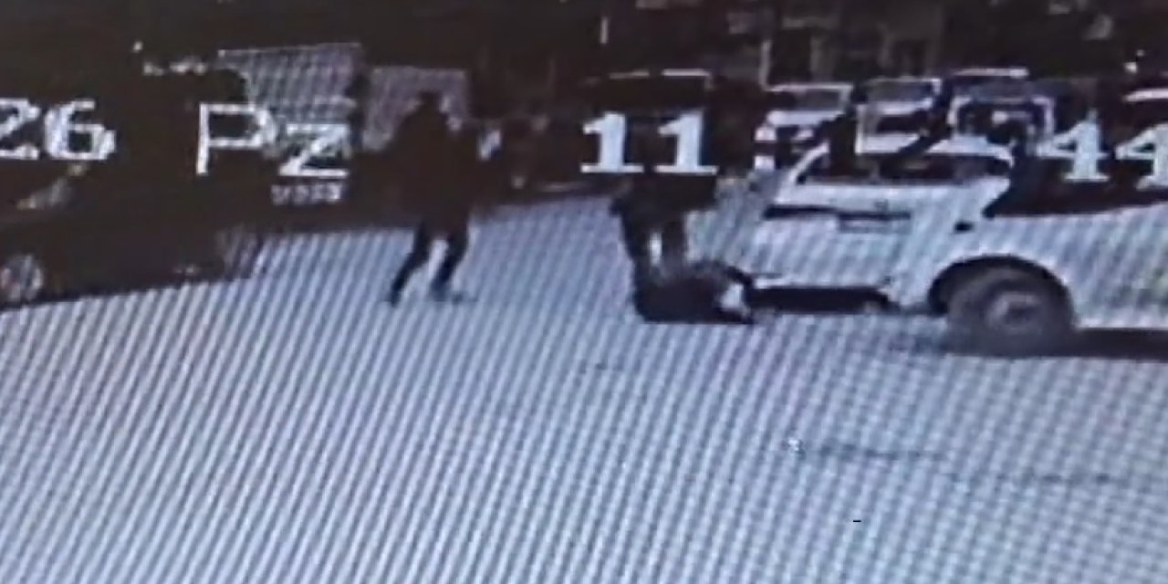 Sivas'taki cinayet anı güvenlik kamerasında