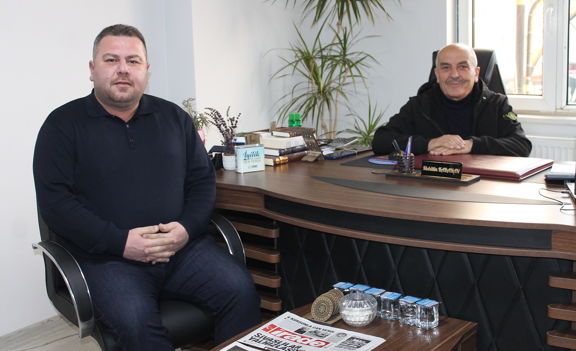 Avukat Eyüp Demirer’den Sivas Ekspres’e hayırlı olsun ziyareti