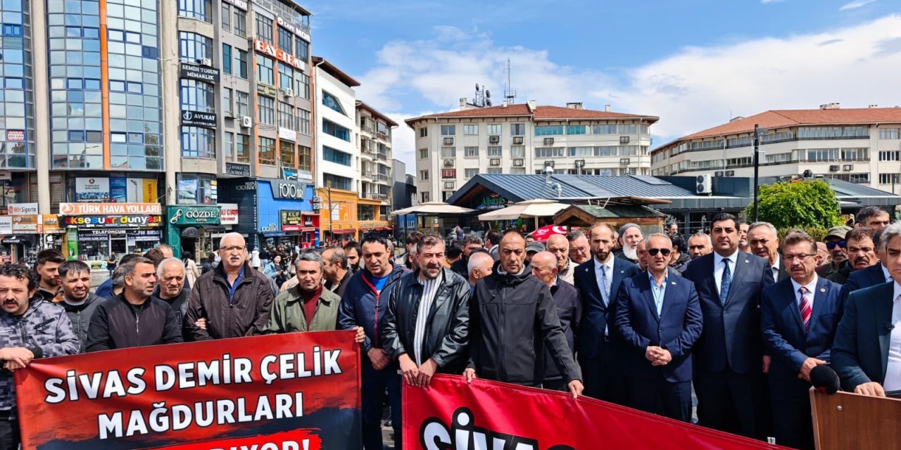 Sivas’ta 10 siyasi partiden Demir Çelik Fabrikası için ortak çağrı
