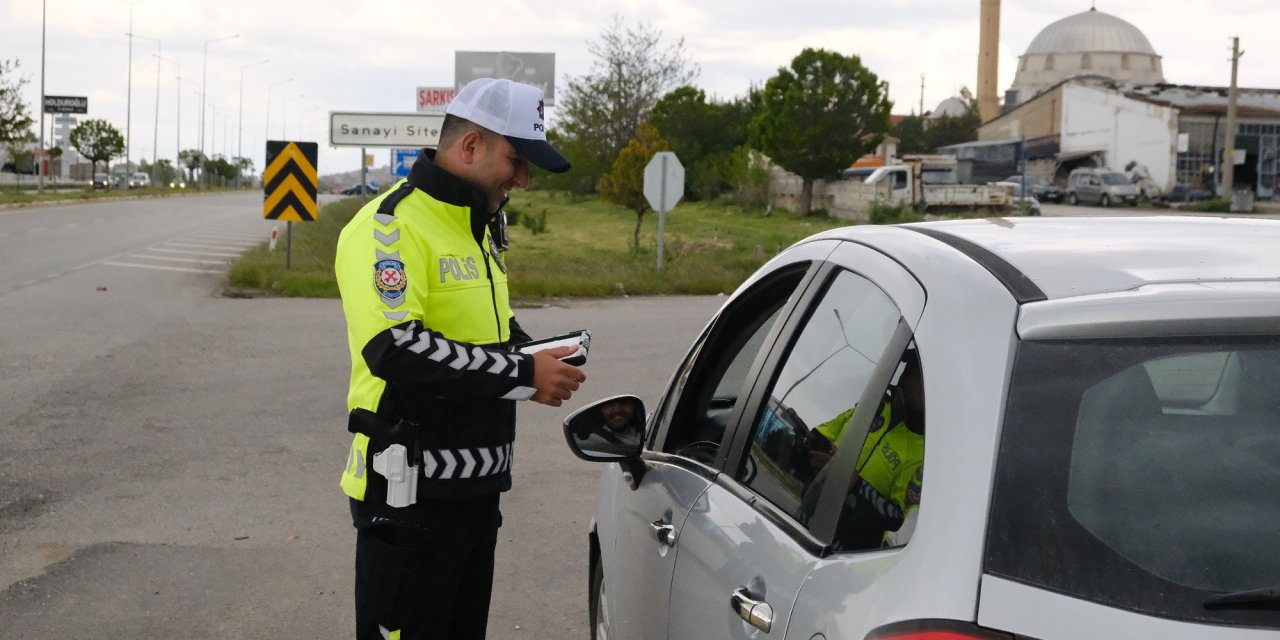 Sivas'ta bayram öncesi trafik denetimi