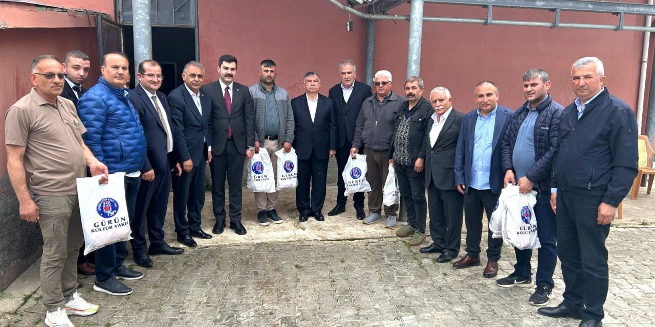 Sivas'ta kurban bereketi evlere ulaştı