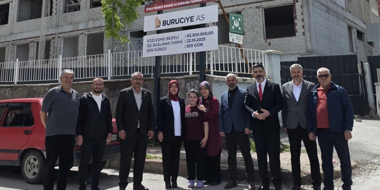 AK Parti Sivas Milletvekili Toy, eğitim yatırımlarını inceledi