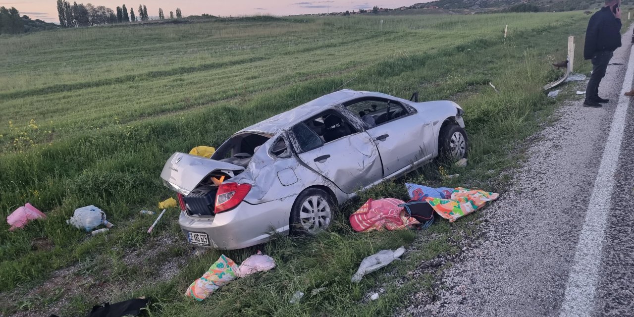 Sivas yolunda feci kaza: 1 ölü, 3 yaralı