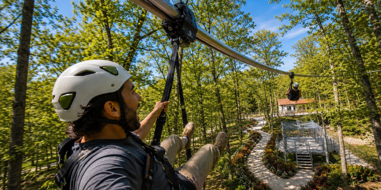 Macera Parkı'na 11 günde 100 bin ziyaretçi