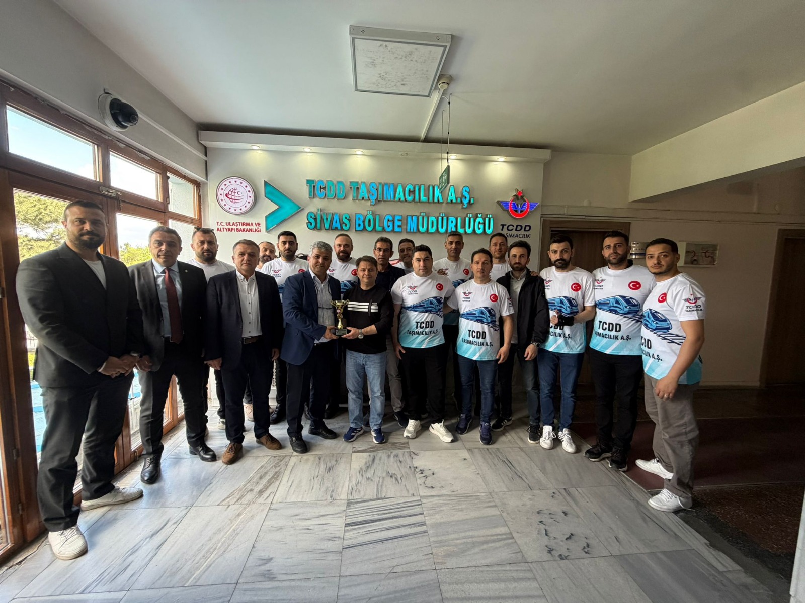 TCDD’nin başarısı kupayla taçlandı