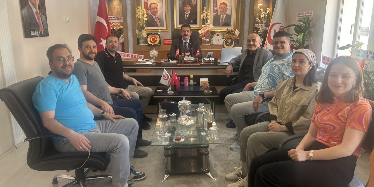 Sivas Ekspres'ten BBP İl Başkanı Sezerer'e hayırlı olsun ziyareti
