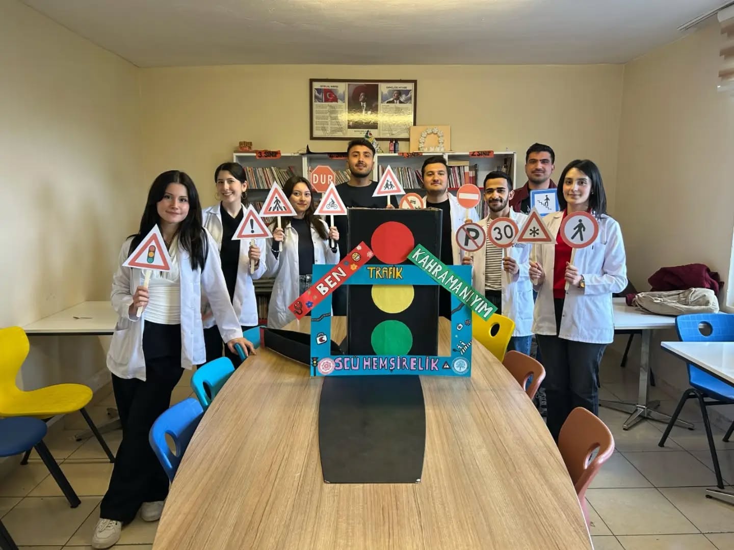 Miniklere trafik ve ilk yardım farkındalığı