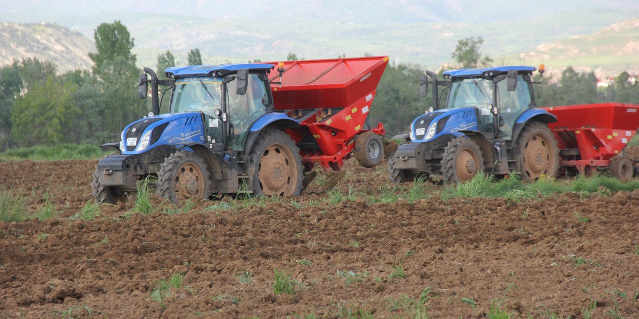 Sivas'ta patates ekim sezonu başladı