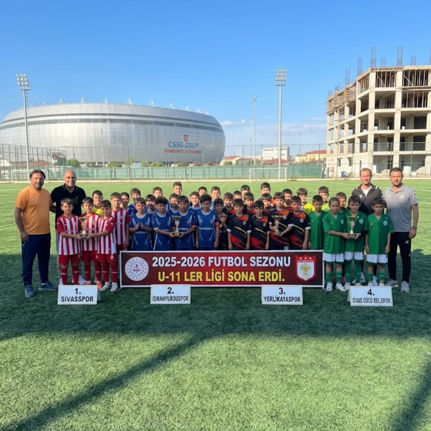 Sivasspor U-11’de şampiyon oldu