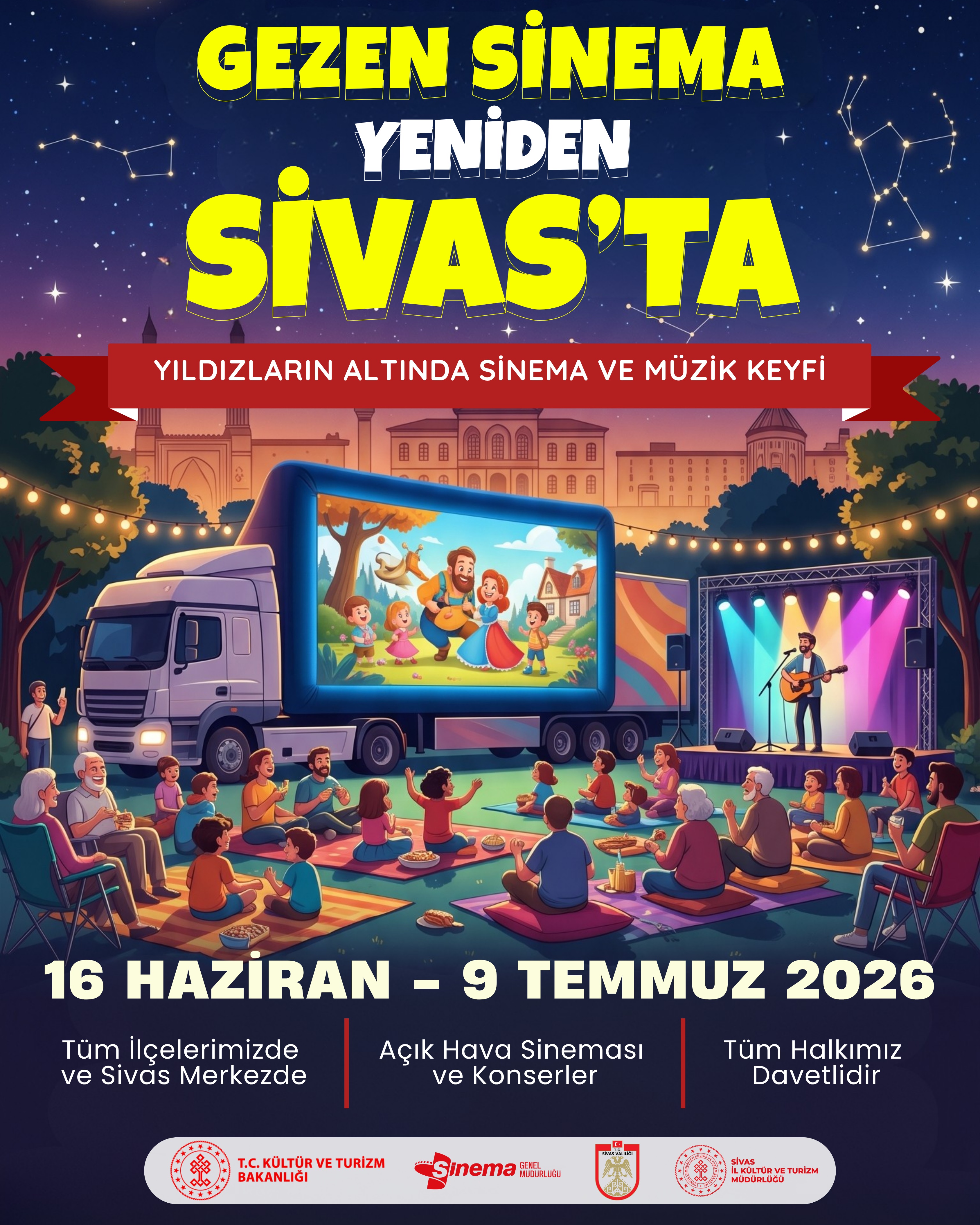 Gezen Sinema Sivas’ta yeniden yola çıkıyor