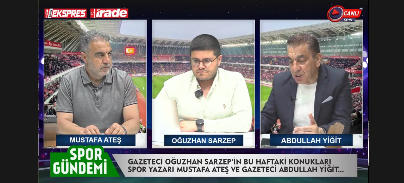 Sivasspor’un geleceği canlı yayında tartışıldı