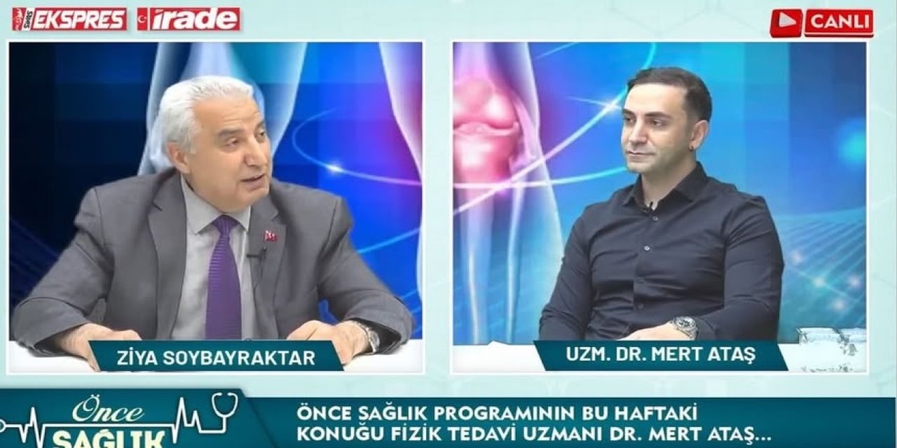 Sivas Ekspres'in sağlık programında diz ağrısı konuşuldu