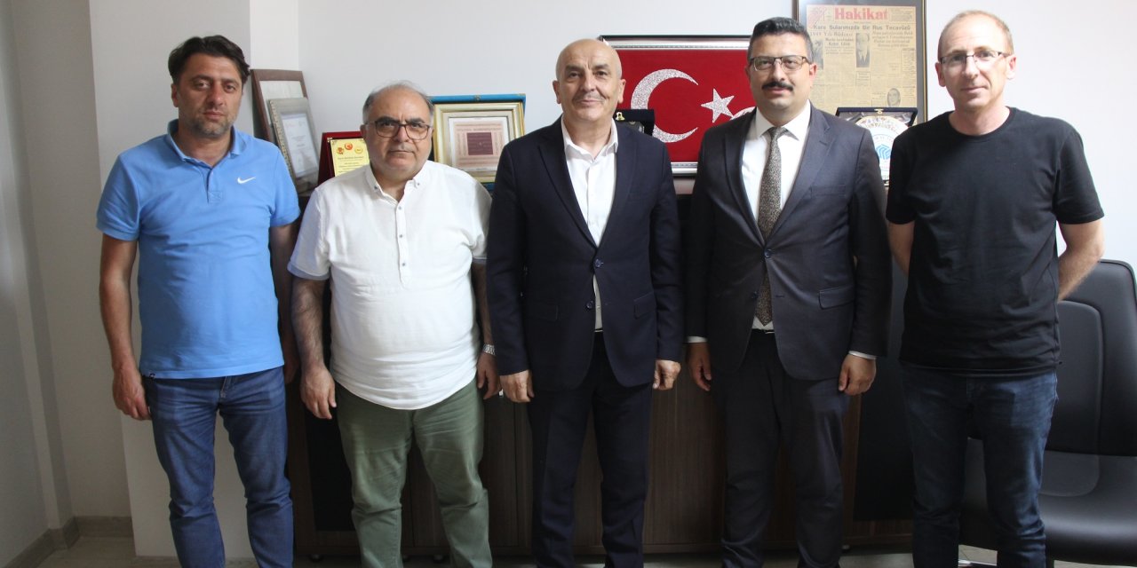 Sivas Valiliği basın ekibinden gazetemize ziyaret