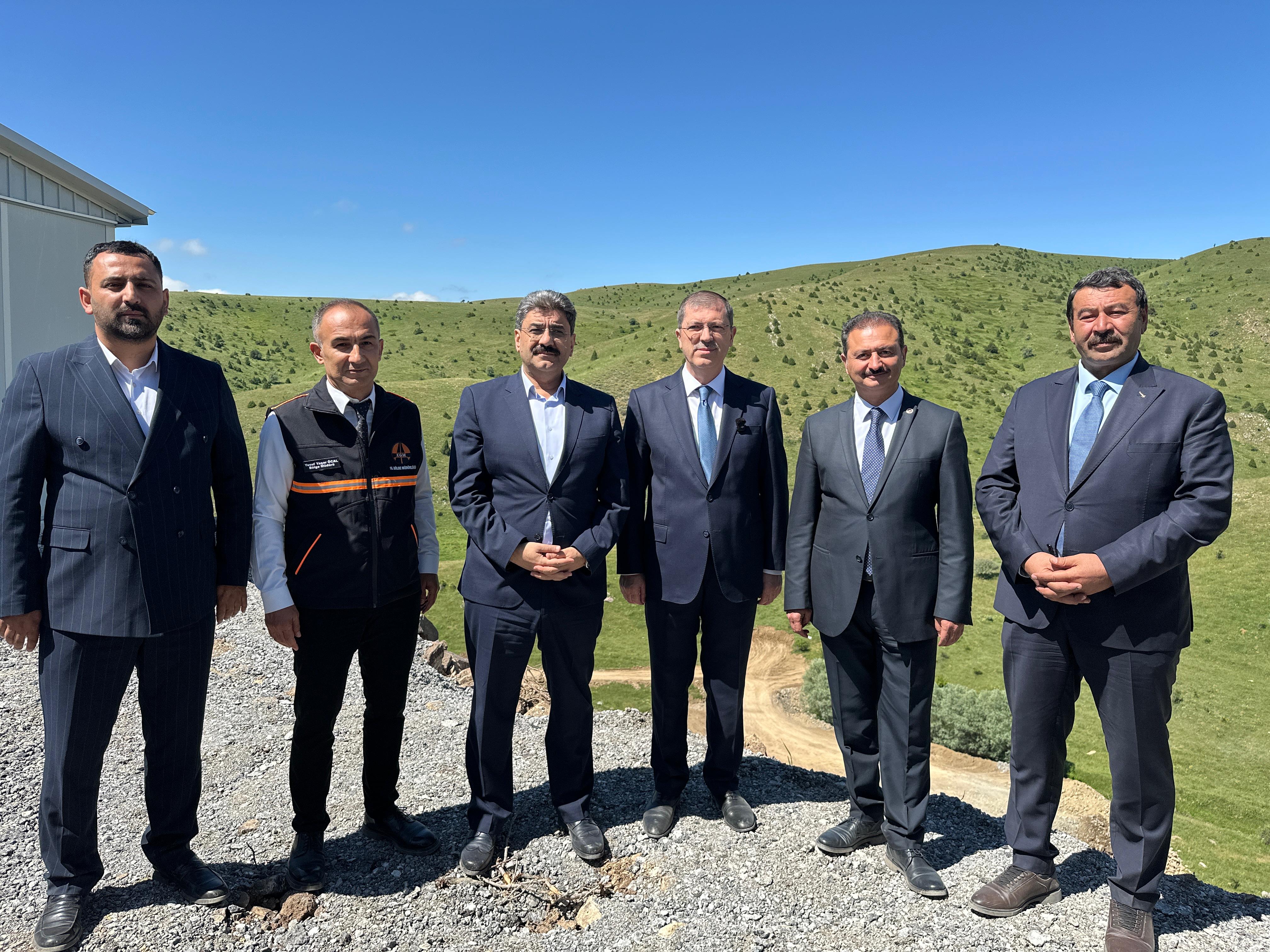 Sivas ve Tokat milletvekilleri  Çamlıbeli yerinde inceledi