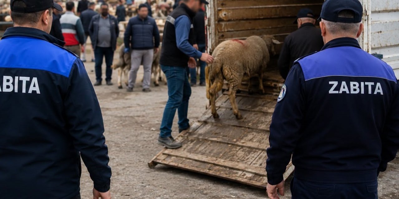 Sivas'ta hayvan pazarında sıkı denetim