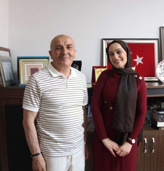 Menekşe Çınar’dan gazetemize ziyaret