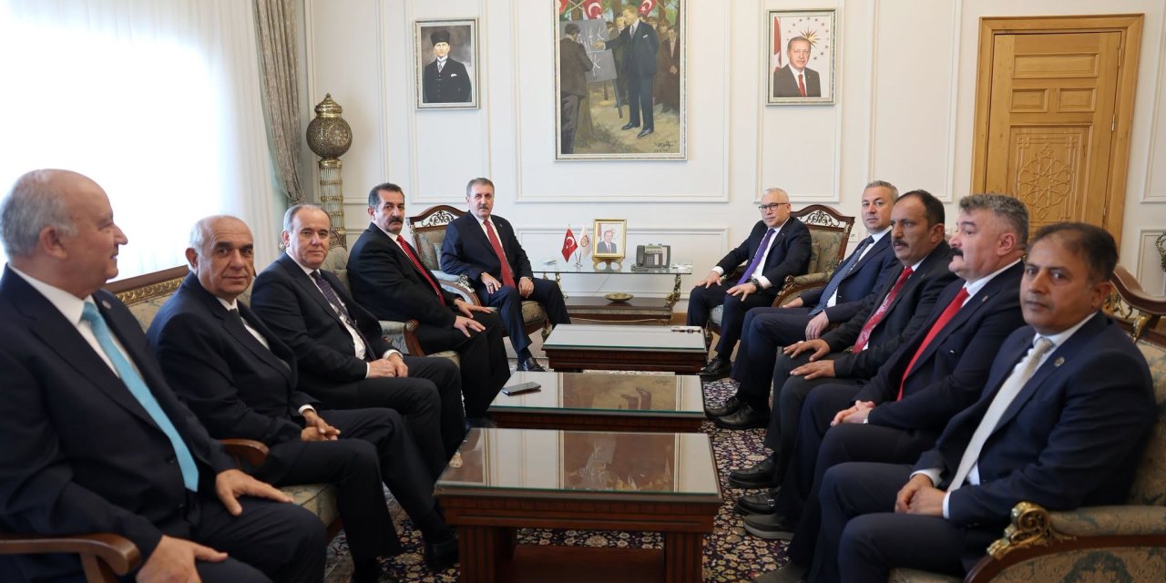 BBP Genel Başkanı Destici'den, Vali Şimşek'e ziyaret