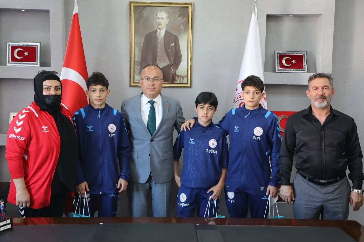 Sivaslı şampiyon judocular Ertem’in konuğu oldu