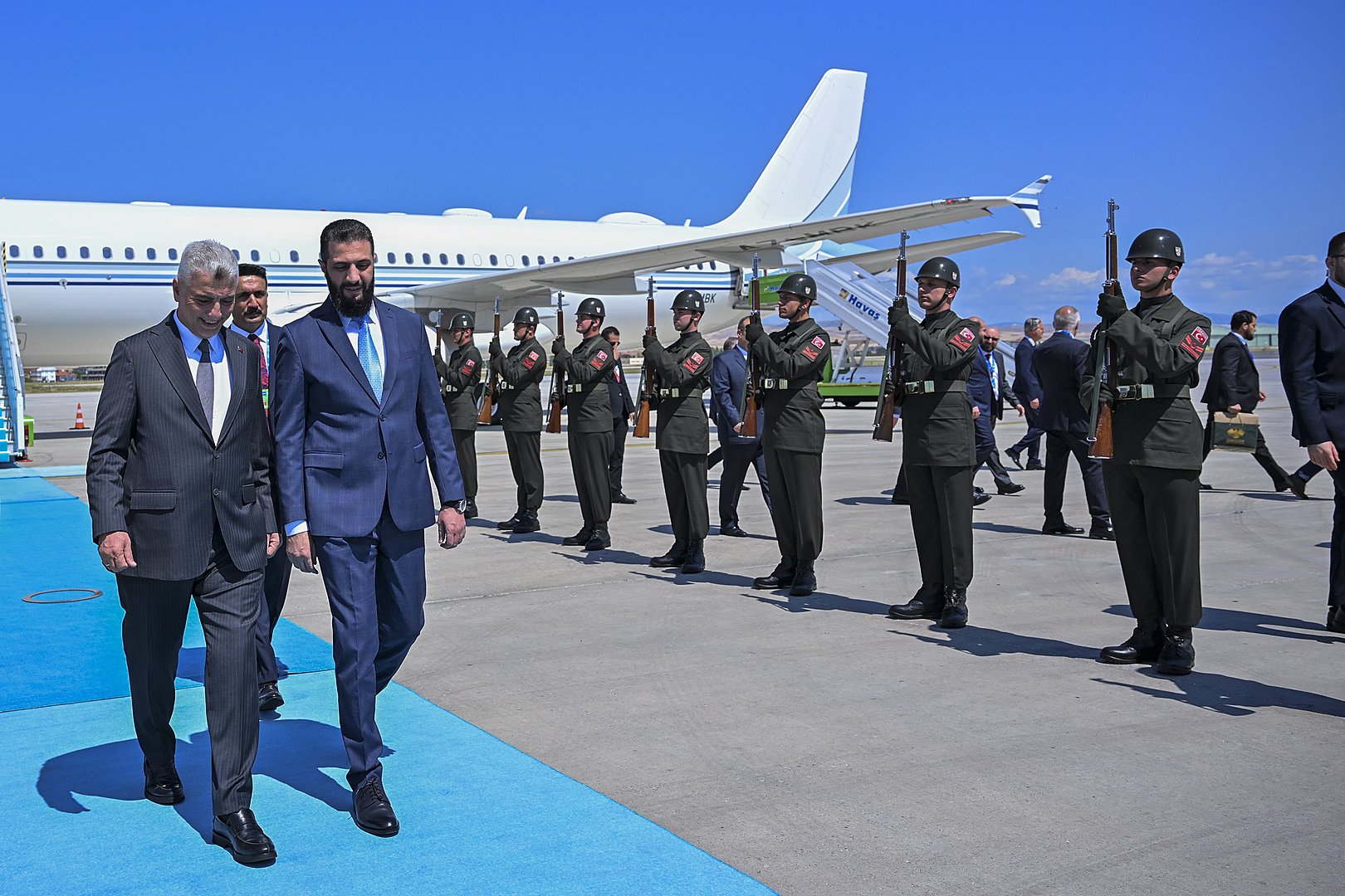 Suriye Cumhurbaşkanı Şara Ankara'da