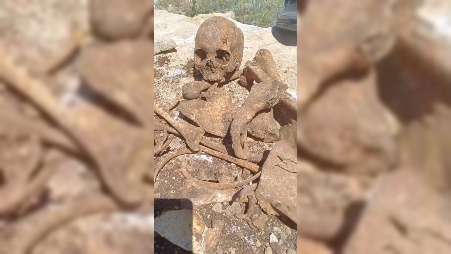 Toplu konut inşaatında insan kemikleri çıktı