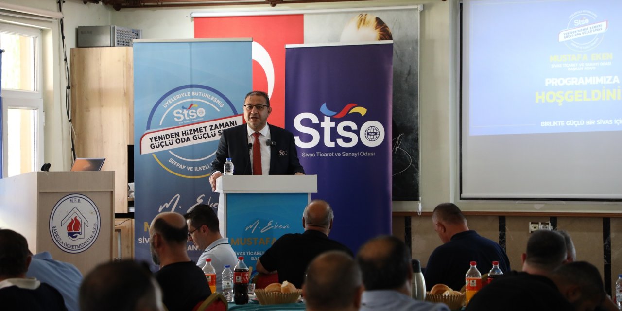 STSO Başkan adayı Eken: "Üyelerimiz için varız, Sivas için hazırız"