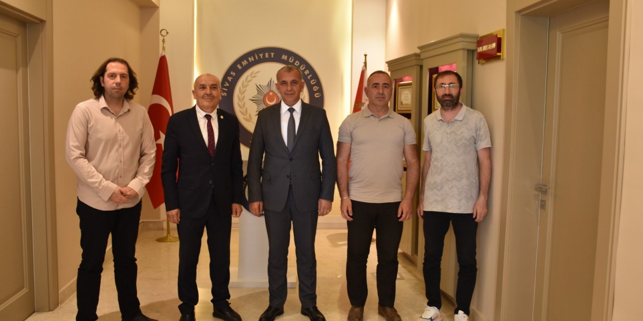 Gazetecilerden Emniyet Müdürü Alaağaçlı'ya ziyaret