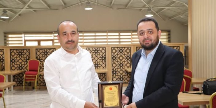 Sivas İl Müftülüğü'nde Şube Müdürü Veysel Yılmaz'a veda