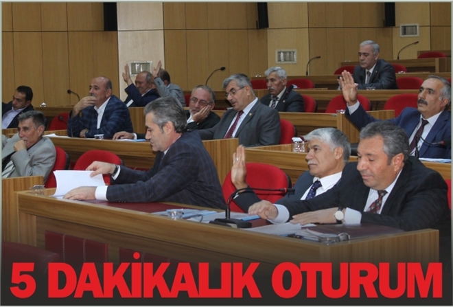 5 DAKİKALIK OTURUM