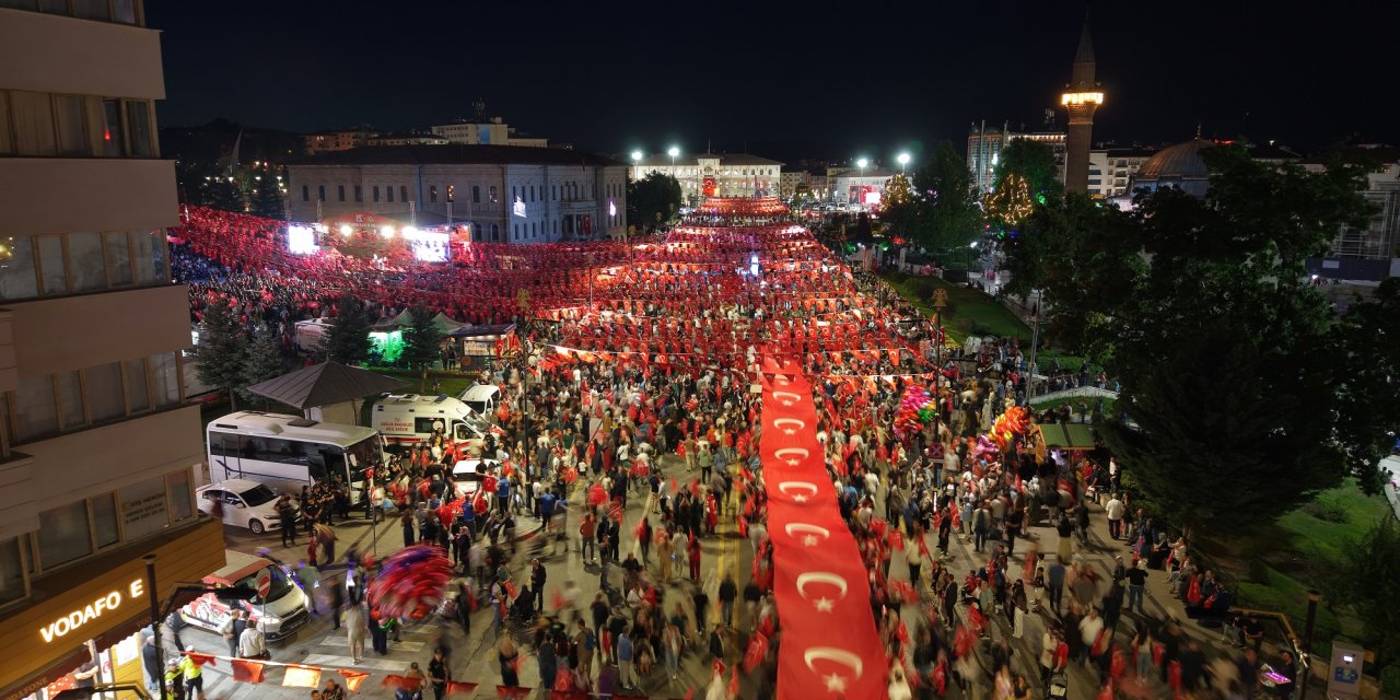 Sivas'ta ''15 Temmuz' yürüyüşü