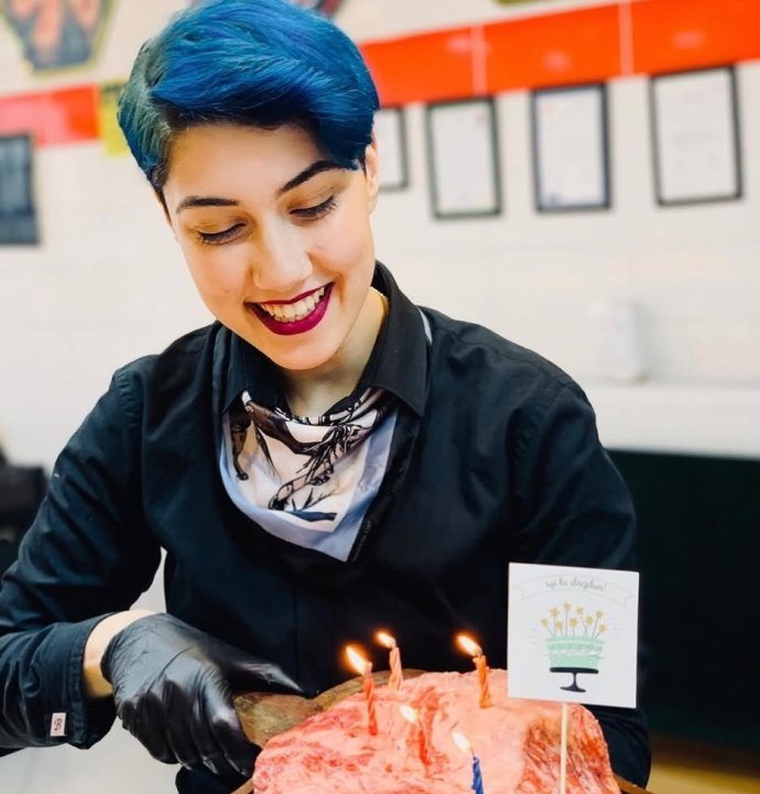 Vegan olarak başladığı kasaplıkta hedefi kadın ustalar yetiştirmek