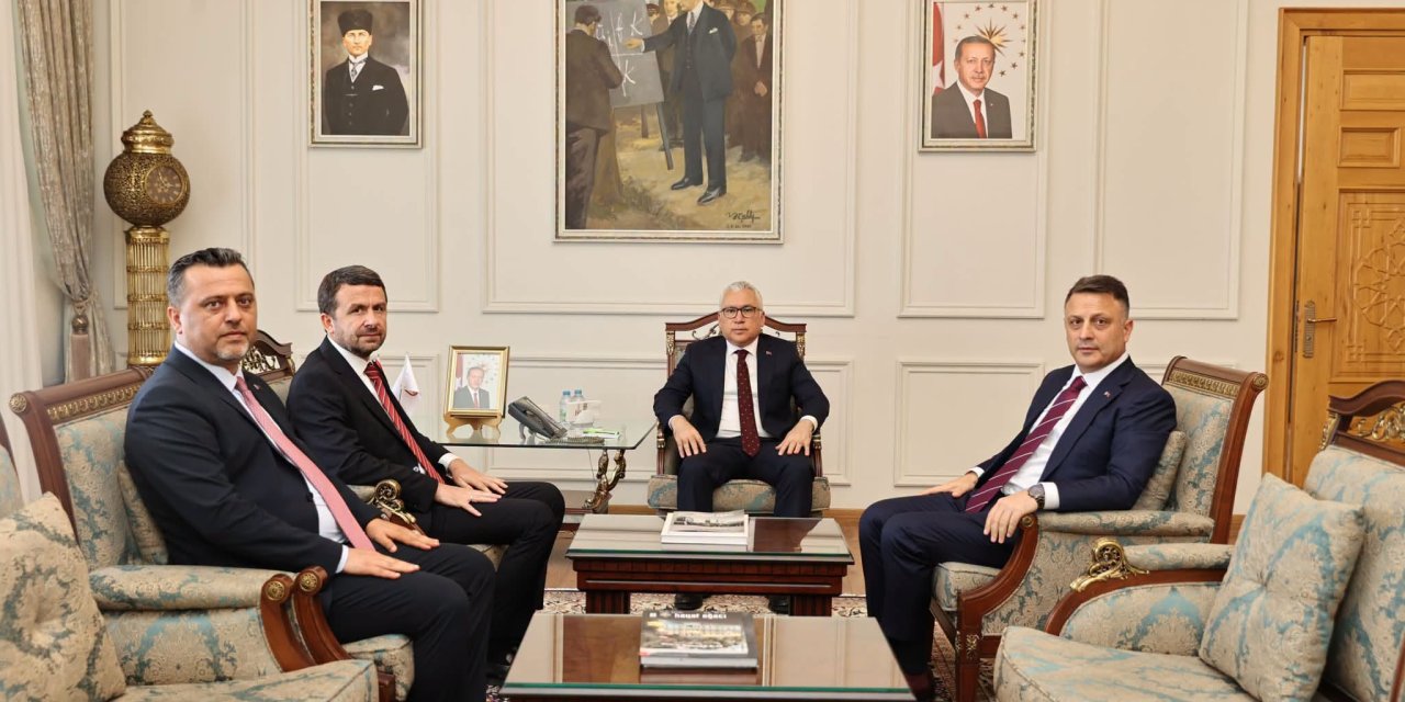Basın İlan Kurumu heyetinden Vali Şimşek'e ziyaret