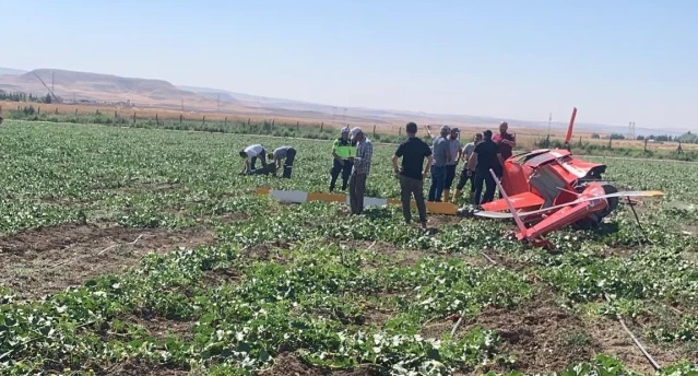 Ankara'da R-44 tipi helikopter düştü